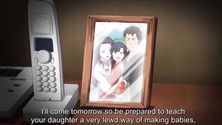 Brunette Sub gets a messy creampie in Hentai Episode 4