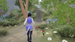 Huge cock surprises Draenei girl in 3D animated hentai game with a huge creampie
