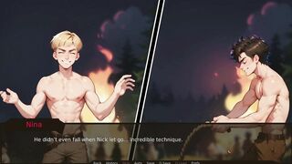 Watch this GOTH babe get a messy cumshot in her tiny tits in Taboo Hentai Game Ep.16