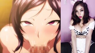 Kinky stepmom with huge boobs gets her tight ass filled and creamed by her horny stepson - Hentai Yuugao 01