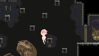 Chubby Naked Girl gets lost in a dungeon & gets double penetrated in Hentai Pixel game (Episode 2) - 4 image