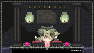 Chubby Naked Girl gets lost in a dungeon & gets double penetrated in Hentai Pixel game (Episode 2)