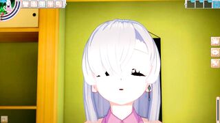 Cute Elisabeth gets her ass and boobs teased in a steamy game of Hentai