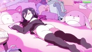 Watch Princesa Travesseiro's perfect ass get covered in cum in this anime hentai