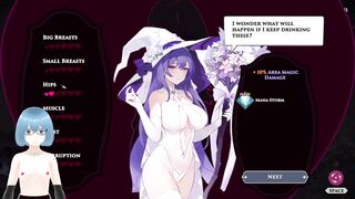 Watch this wild wedding hentai game with a busty witch in sexy outfit 3D!