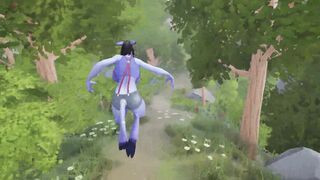 Watch this hentai game with a massive dong as a Tauren pounds a Draenei chick's tight backdoor