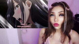 Step sister with huge natural tits gets creampied by a perverted guy in lingerie