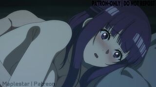 Horny couple fucks in perfect POV hentai with big tits and ass kissing