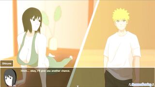 Naruto & Shizune have a steamy rpg-making date in anime hentai Uncensored!