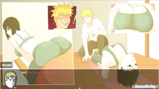Naruto & Shizune have a steamy rpg-making date in anime hentai Uncensored! - 2 image