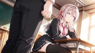 Alisa Mikhailovna gets her grades fixed by Alya in a wild cosplay hentai