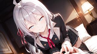 Alisa Mikhailovna gets her grades fixed by Alya in a wild cosplay hentai - 2 image