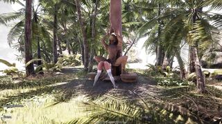 Lara Croft's Massive Tits Reawaken to Get that Giant Cock of Her Dreams