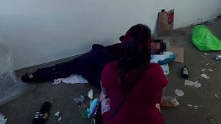 Watch this hot latina getting pounded hard in the streets by a stranger