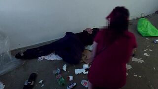 Watch this hot latina getting pounded hard in the streets by a stranger