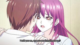 This busty babe from anime helps you with your sexual problems in part 2