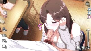 Stepson's stepmom begs for a rough anal pounding & massive cumshot in this anime hentai