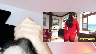 Watch these curvy and busty Latina MILFs make you cum with their uncensored hentai games!