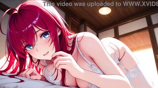 Rias Gremory's busty cosplay sex with her husband in the bedroom - AIs will blow your mind!