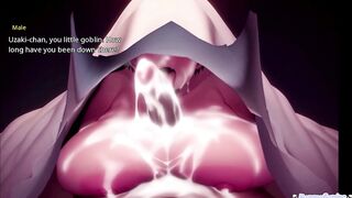 My GF dressed up as a COW & fed me her delicious MILK in an anime hentai game