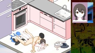 Sexy girlfriend gets her pussy and ass reamed in NTR hentai game