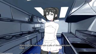 Hazelnut Latte gets her tight pussy pounded by a hot femboy in a rpg-style anime video