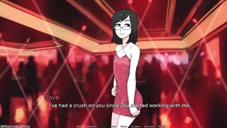 Hazelnut Cafe Dave and her coworker get down and dirty in a steamy rpg session - 5 image