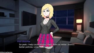 Hazelnut Latte finally gets her ass drilled in this femboy blowjob and anal rpg game - 2 image