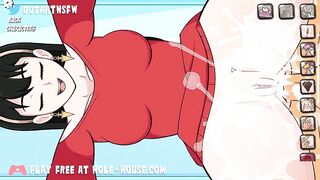 Spy X - Full Scene: Moaning Orgasms, Creampies & Big Asses Get Pounded in Hentai Game