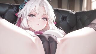 Carlotta's first time casting with big boobs and creampie action - anime hentai cosplay