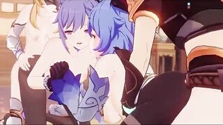 Watch Genshin Impact's anime Hentai animation with Keqing & Ganyu