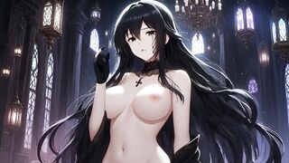Gothic Girl & Rock Star - Part 2: A steamy hentai with big boobs and sexy outfits
