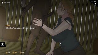 Part 1 of Arrival of the Goddess - Busty blonde goddess gets her hentai game face on in this animated hentai.