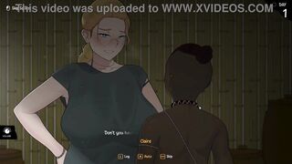 Goddess's arrival in Part 1 of Hentai Game: Busty babe gets a hardcore blowjob in the anime!