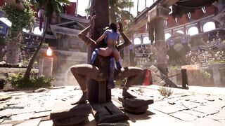 Lara Accidentally Awakened an Ancient Secret Statue That Immediately Took Control of Her - 3D Hentai Game