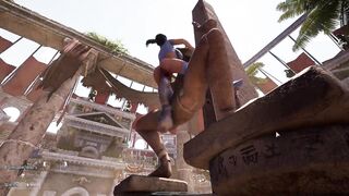 Lara Accidentally Awakened an Ancient Secret Statue That Immediately Took Control of Her - 3D Hentai Game