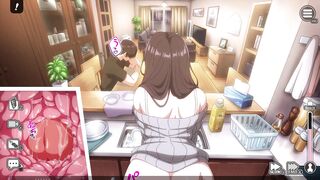 Get ready to play a wild hentai game with your busty babe in 3D!