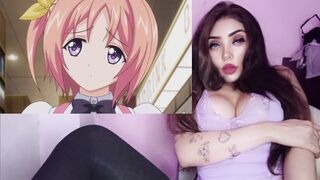 Watch how his slutty co-worker gets her tight pussy pounded & creampied
