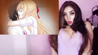 Watch how his slutty co-worker gets her tight pussy pounded & creampied