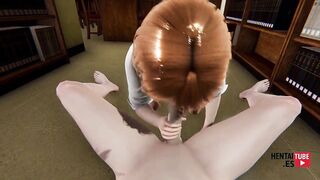 Watch Hentai anime with Uraraka cosplaying as a hero and stroking and sucking on Bakugou's big cock - Japanese Asian Manga - 10 image