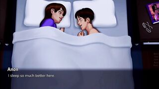 Step Mom can't help but look away while getting her big tits fondled in Forbidden Moments v21.0.0 game