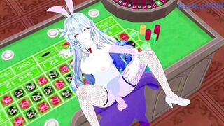 Bunny Girls Bunny and Luna get intense in a hot 3D hentai game!