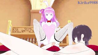 Bunny Girls Bunny and Luna get intense in a hot 3D hentai game!