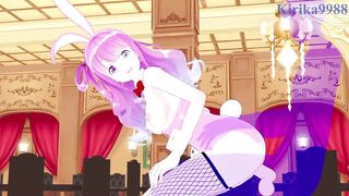 Bunny Girls Bunny and Luna get intense in a hot 3D hentai game!