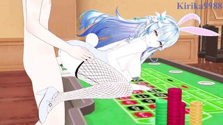 Bunny Girls Bunny and Luna get intense in a hot 3D hentai game!