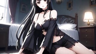 Gothic Girl with massive tits gets a wild ride in Part 3 of her demon girl adventure