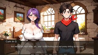 Watch me plow a curvy nurse with my huge cock while she rubs her panties and cums on her huge tits!