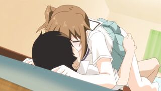 Naughty students study & fuck hard in hentai sex tape