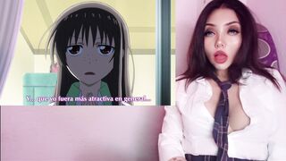 Check out Hentai Mou Hasamazu's massive tits as she gets drilled and creamed in this college chick's only pussy-fucking video