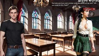 Watch Ophelia the Slytherin get her ass drilled in full BRAZEN WITCHES gameplay